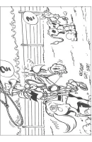 Lucky Luke kleurplaat 13